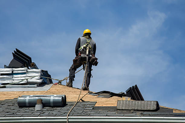 Professional Roofing technician working in Hoffman, NC